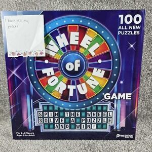 Wheel of Fortune 6th Edition Board Game 100 All‎ New Puzzles Pressman